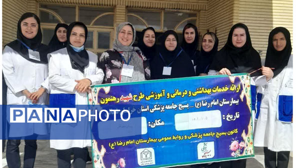 تیم درمانی درمانگاه بسیجیان آشخانه به اهالی روستای چخماقلو