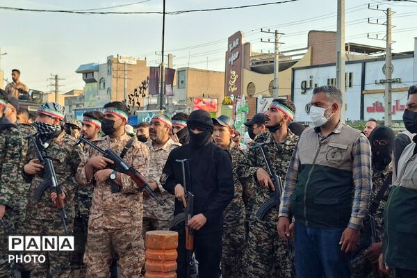 رزمایش سراسری جانفدا در قرچک