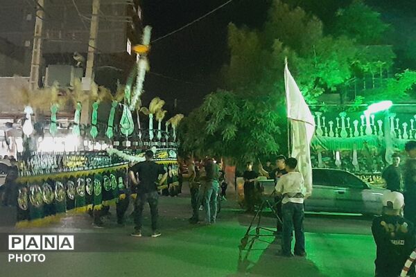 شکوه سوگواری در شبِ عاشورا،وقتی صباشهر با هم‌صدایی در سوگِ حق می‌گرید
