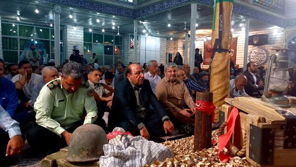 یادواره و افتتاح آستان شهدا در مسیر ایثار