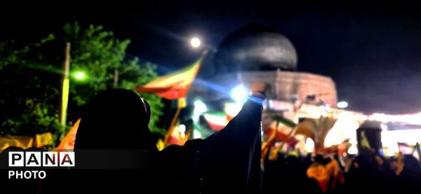 مراسم پر اقتدار انقلابی به همراه نماز استغاثه