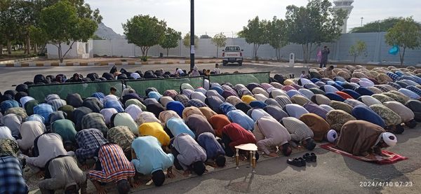 حضور پُر‌شور مردم بوموسی در نماز عید سعید فطر