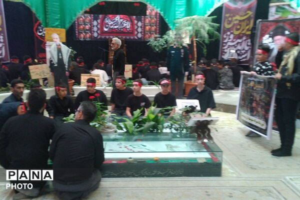 مراسم احلی من العسل در جوار شهدای گمنام پردیس 