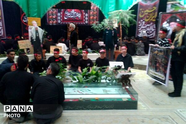 مراسم احلی من العسل در جوار شهدای گمنام پردیس 