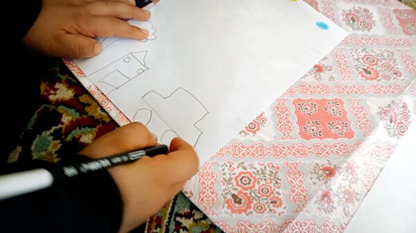 برپایی غرفه کودک در حاشیه نماز جمعه کاشمر