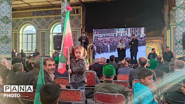 مراسم گرامیداشت چهلم امام شهید در گلزار شهدای  شهر بار نیشابور-۲