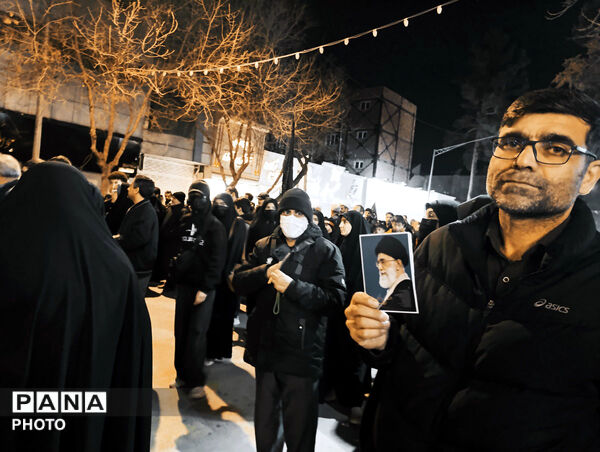 حضور ملت غیور بجنورد در شهرستان بجنورد  پی شهادت رهبر انقلاب 
