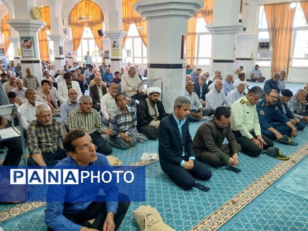 نماز عبادی سیاسی جمعه در شهرستان خلیل‌آباد