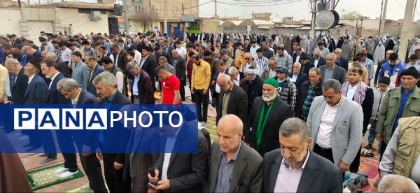 نماز عید سعید فطر در شهر جعفریه قم