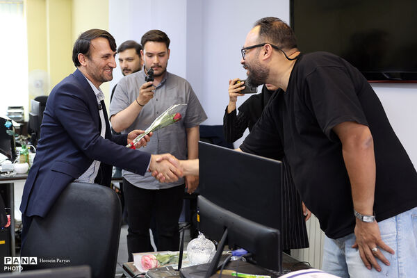 بازدید علی فرهادی سخنگوی وزارت آموزش و پرورش از خبرگزاری پانا