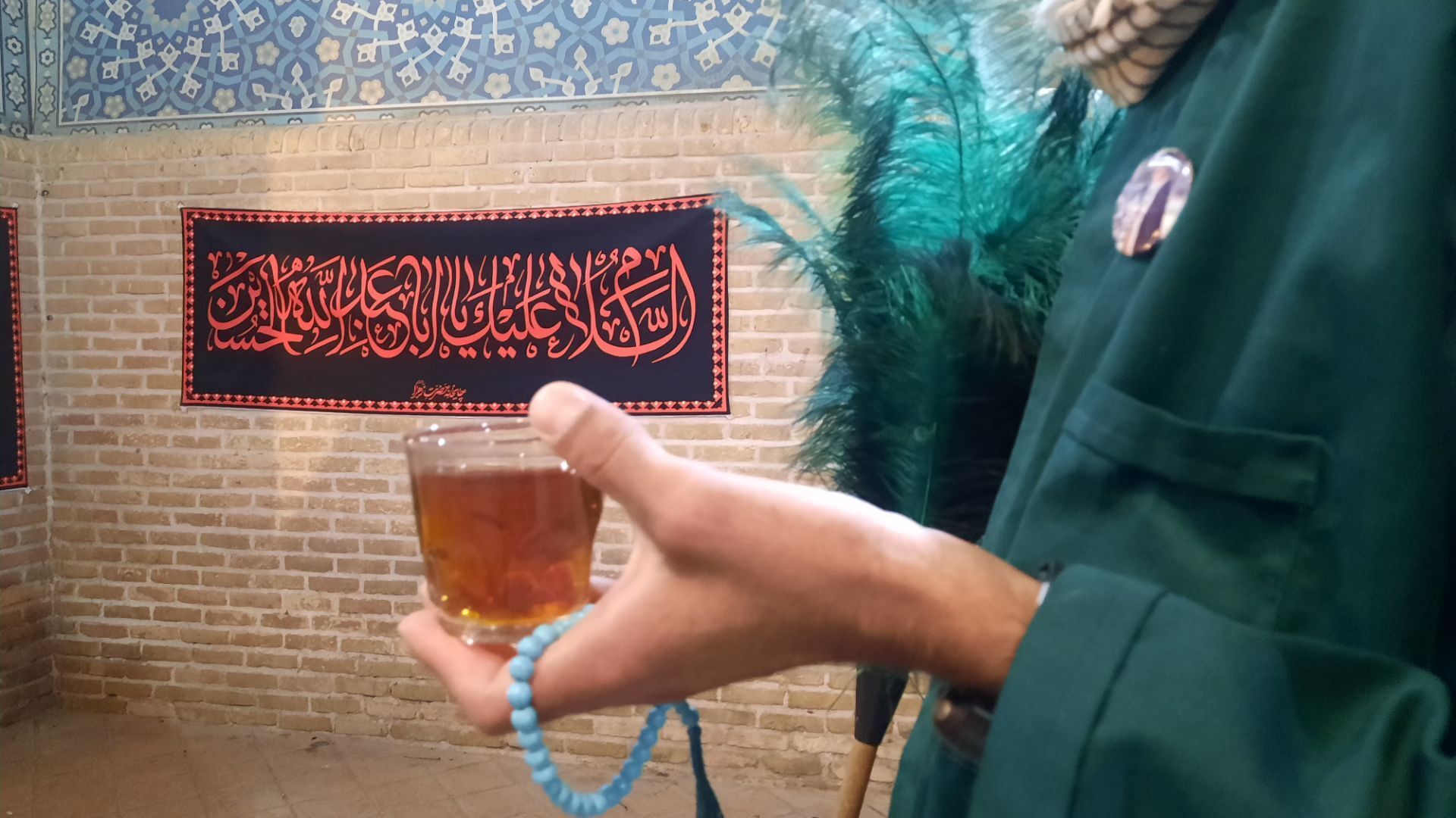چایخانه حضرت زهرا(س) در شب پنجم محرم در نیشابور