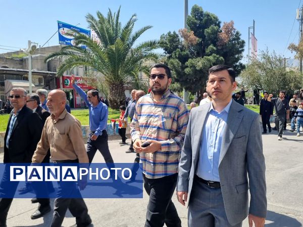 حضور پر شور مردم شهرستان کازرون در راهپیمایی روز قدس