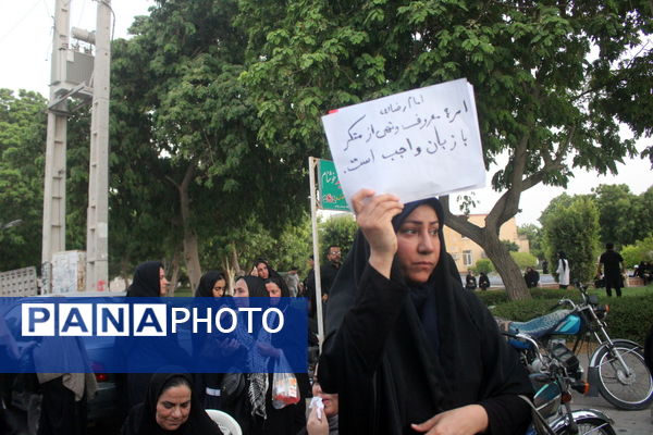 پیاده‌روی جاماندگان اربعین حسینی در بوشهر