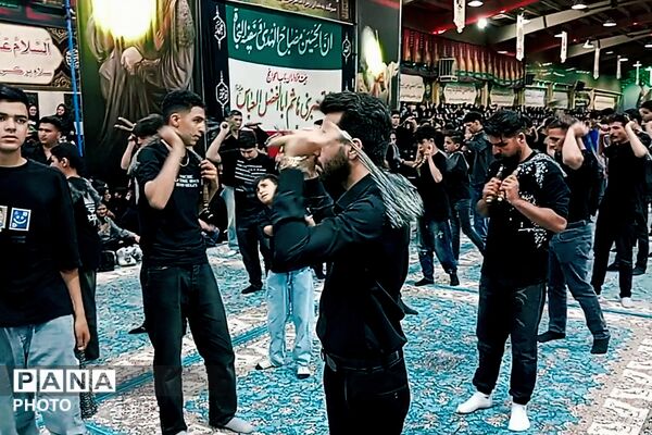 شب تاسوعای حسینی در شهر بهمن