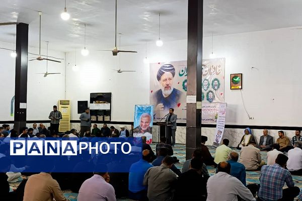 مراسم اولین سالگرد «شهید رئیسی» در حمیدیه