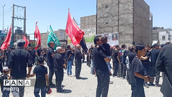 طنین فریاد «یا حسین» در نظرآباد 