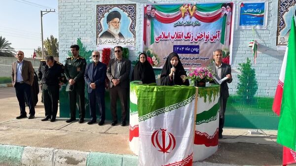 طنین زنگ گلبانگ انقلاب در مدارس شهرستان دشتی