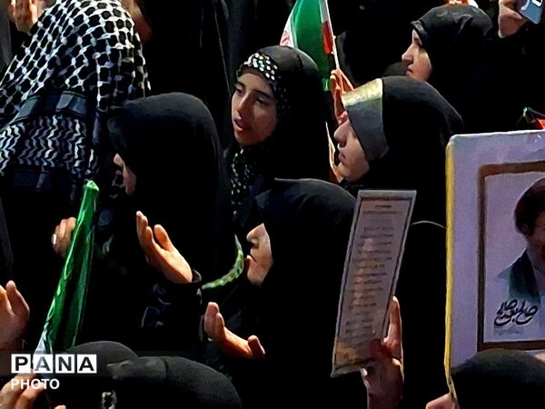 اجتماع مردمی شهرستان کاشمر در محکومیت جنایات رژیم صهیونسیتی 