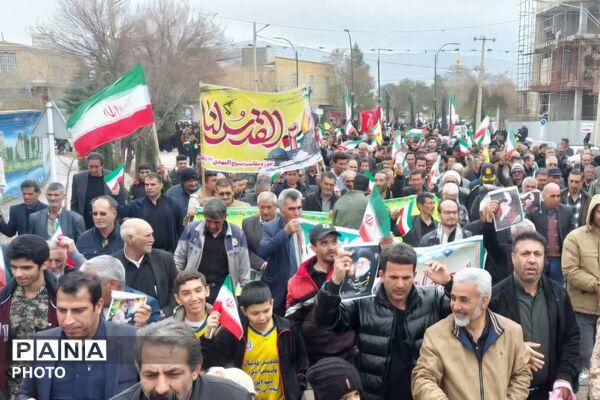 راهپیمایی روز قدس در سرچهان