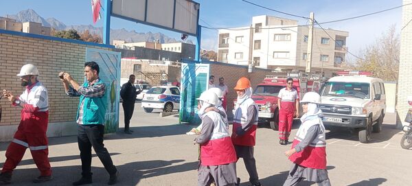 بیست و ششمین مانور سراسری زلزله شهرستان نطنز