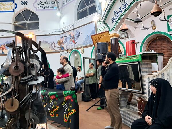 محفل انس با قرآن کریم در زورخانه باب‌الحوائج قائمشهر