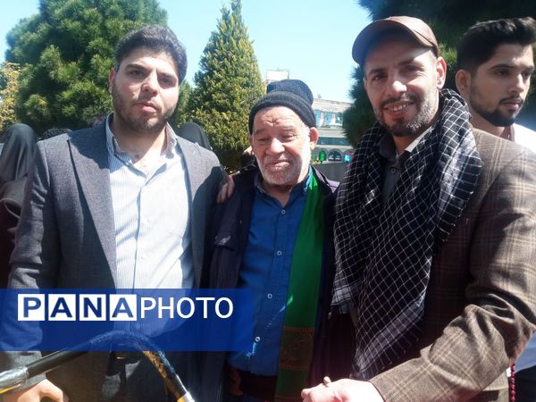 حضور پرشور مشهدی‌ها در راهپیمایی روز قدس؛ فریاد حمایت از فلسطین