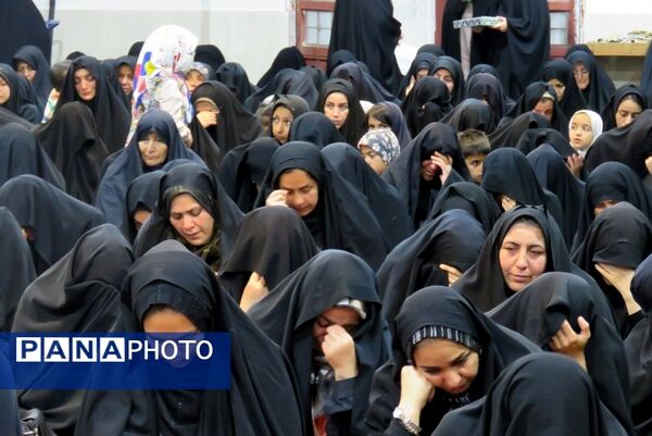 مراسم شهادت رئیس جمهور شهید سید ابراهیم رئیسی در شهر درق 