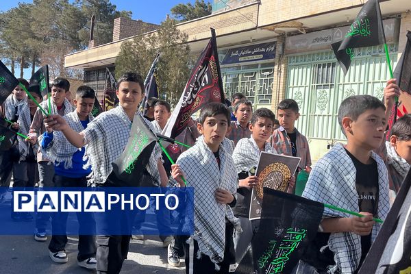 شهادت حضرت فاطمه (س) در مدارس شهر سورمق