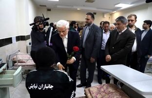 بازدید معاون اول رئیس جمهور از  مجتمع بازتوانی جانبازان اعصاب و روان