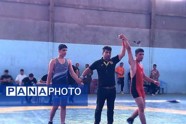 برگزاری مسابقات کشتی فرنگی نونهالان کهگیلویه و بویراحمد در باشت 