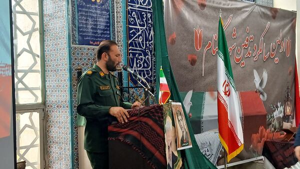 نخستین سالگرد تدفین شهید گمنام در مسجد ولیعصر(عج) نظرآباد
