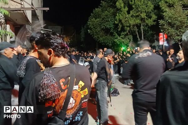 شبی به نام جوانمردی؛ گل‌ریزان عاشقان حضرت قاسم علیه السلام در شب ششم محرم