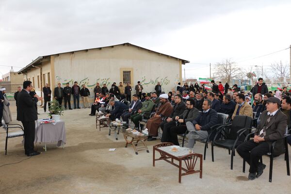 افتتاح دبیرستان متوسطه اوّل ۴ کلاسه «مصیب جلالی» در روستای دهنه اخلمد چناران