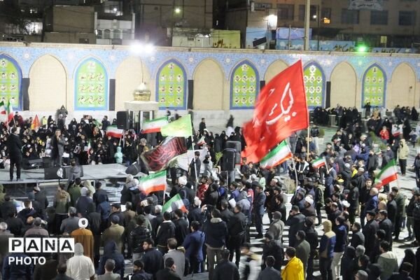 قیامِ بصیرت در سوگِ مقتدا؛ تجمع تاریخی و حداکثری مردم پیشوا در پی شهادت رهبر انقلاب
