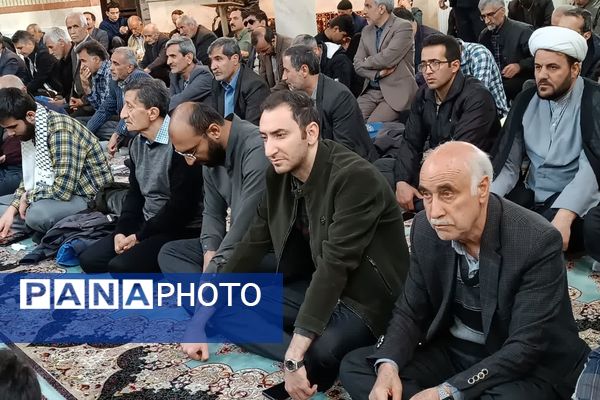 حضور پرشور مردم بیجار در راهپیمایی روز قدس و آخرین نمازجمعه ماه رمضان