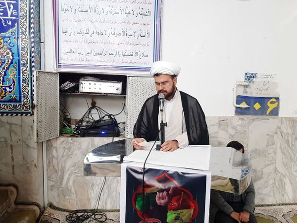 برپایی میز خدمت و جمع آوری کمک‌های مردمی برای جبهه مقاومت 