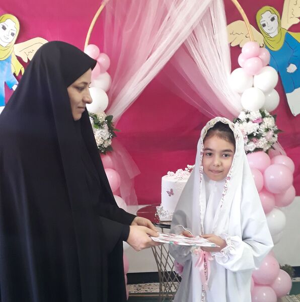 جشن تکلیف دختران دبستان حضرت مریم یک سملقان