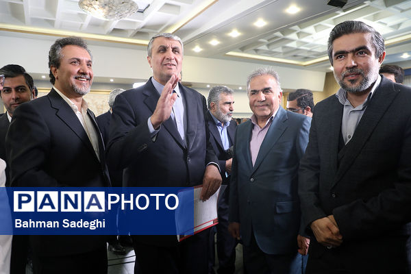 نشست خبری رئیس سازمان انرژی اتمی
