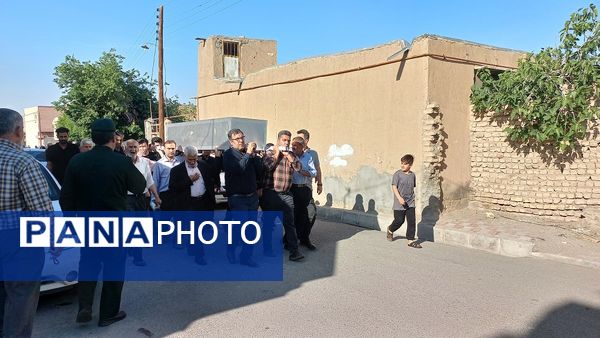تشییع پیکر مادر شهید «حسن محمدی» در جعفریه قم