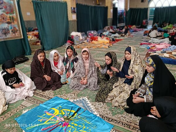 شور و خلوص در اعتکاف ارسنجان