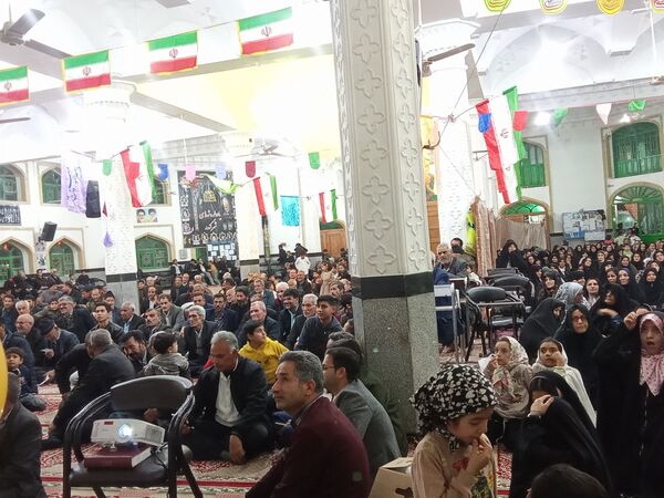 جشن نیمه شعبان در مسجد جامع شهر کندر