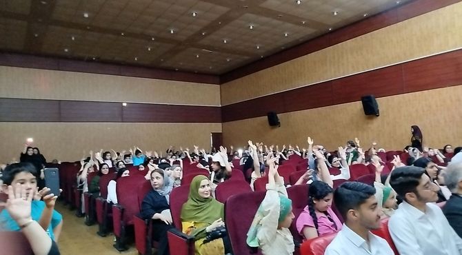 جشن اختتامیه کلاس‌های اوقات فراغت کانون شهیدان احمدزاده