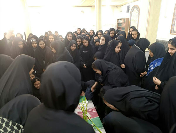 مراسم عزاداری ام ابیها(س) در دبیرستان محدثه قم