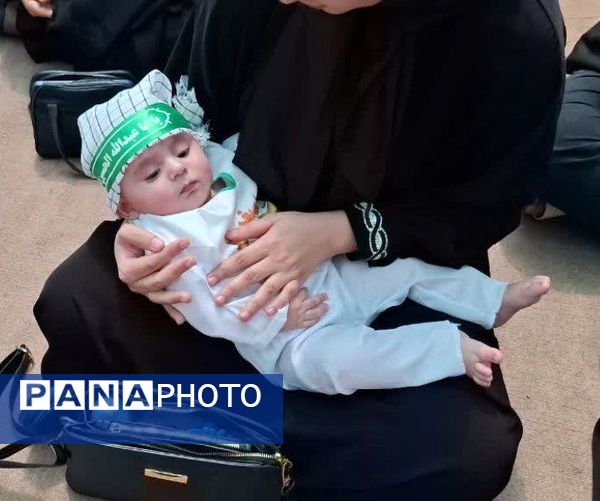 برگزاری مراسم شیرخوارگان حسینی در شهر بادرود 