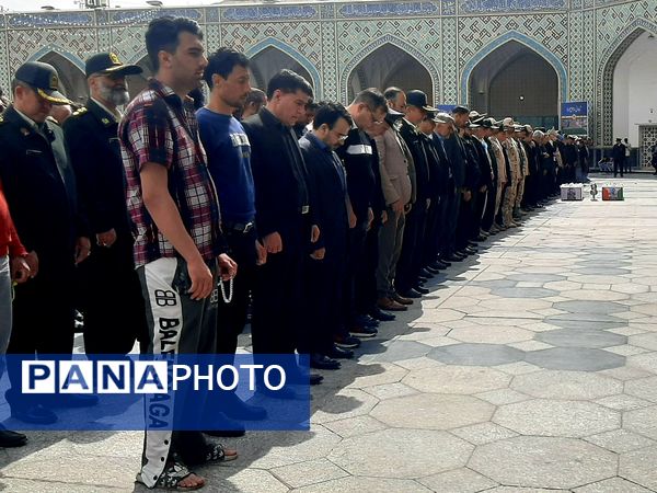 تشییع پیکر شهدای نیروی انتظامی مشهد مقدس