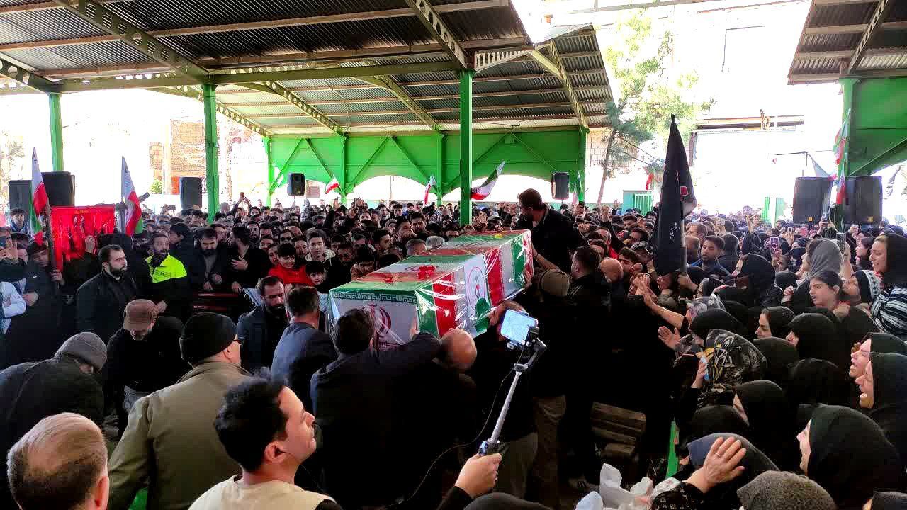 وداع مردم نظرآباد با شهید مهدی عبدالله‌نژاد