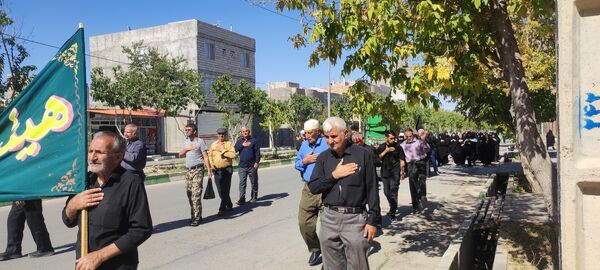 هیئت عزادارن مسجد قمر بنی هاشم شهرستان شیروان