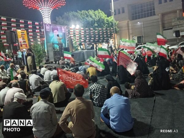میناب در میدان شهدا، در پناه نور مجتبی(ع)