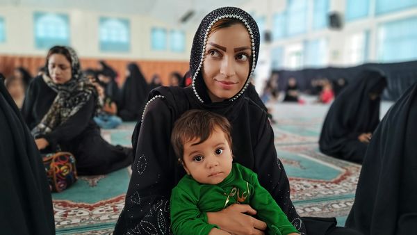  مراسم شیرخوارگان حسینی در شهرستان مارگون