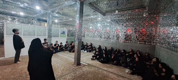 برگزاری مراسم شب سوم عزاداری اباعبدالله(ع) در تکیه ابوالفضلی نیشابور